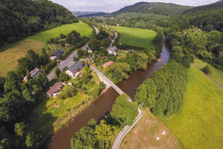 Penzion Křížky a Greenway Jizera